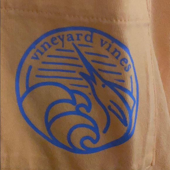 Lightweight orange Vineyard Vines hoodie - Picture 2 of 4